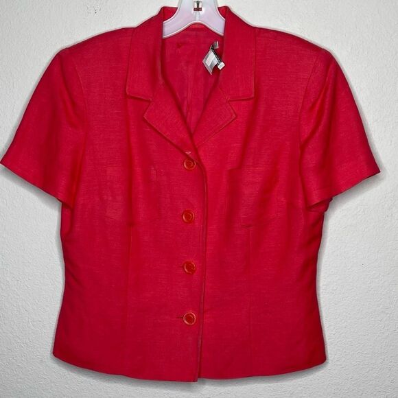 Vintage Maggy London Red Skirt‎ Set - Picture 6 of 10